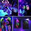 Cross-border exclusive supply of LED bulbs, wide voltage 85-265V ultraviolet UV black bulbs, fluorescent party plastic-coated aluminum bulbs details Picture